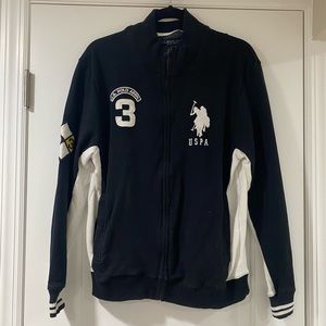 Mens US Polo Assn Zip Up Sweater